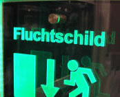 Fluchtschild 3D Modell Fluchtschild 3D Modell